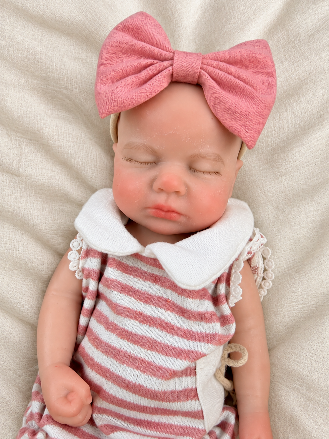 Nina 🌸 Bebé Realista 33cm | Silicona 100% | Mini Baby con Experiencia Bebé Globito (Opcional) (Copia)