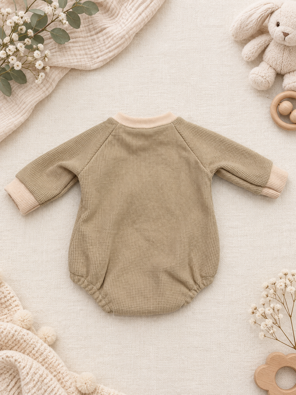 Body Beige Arcoíris para Muñeca 40–44 cm 🌈