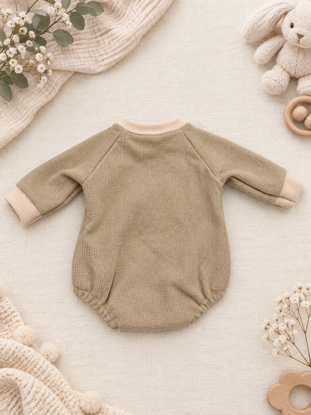 Body Beige Arcoíris para Muñeca 40–44 cm 🌈