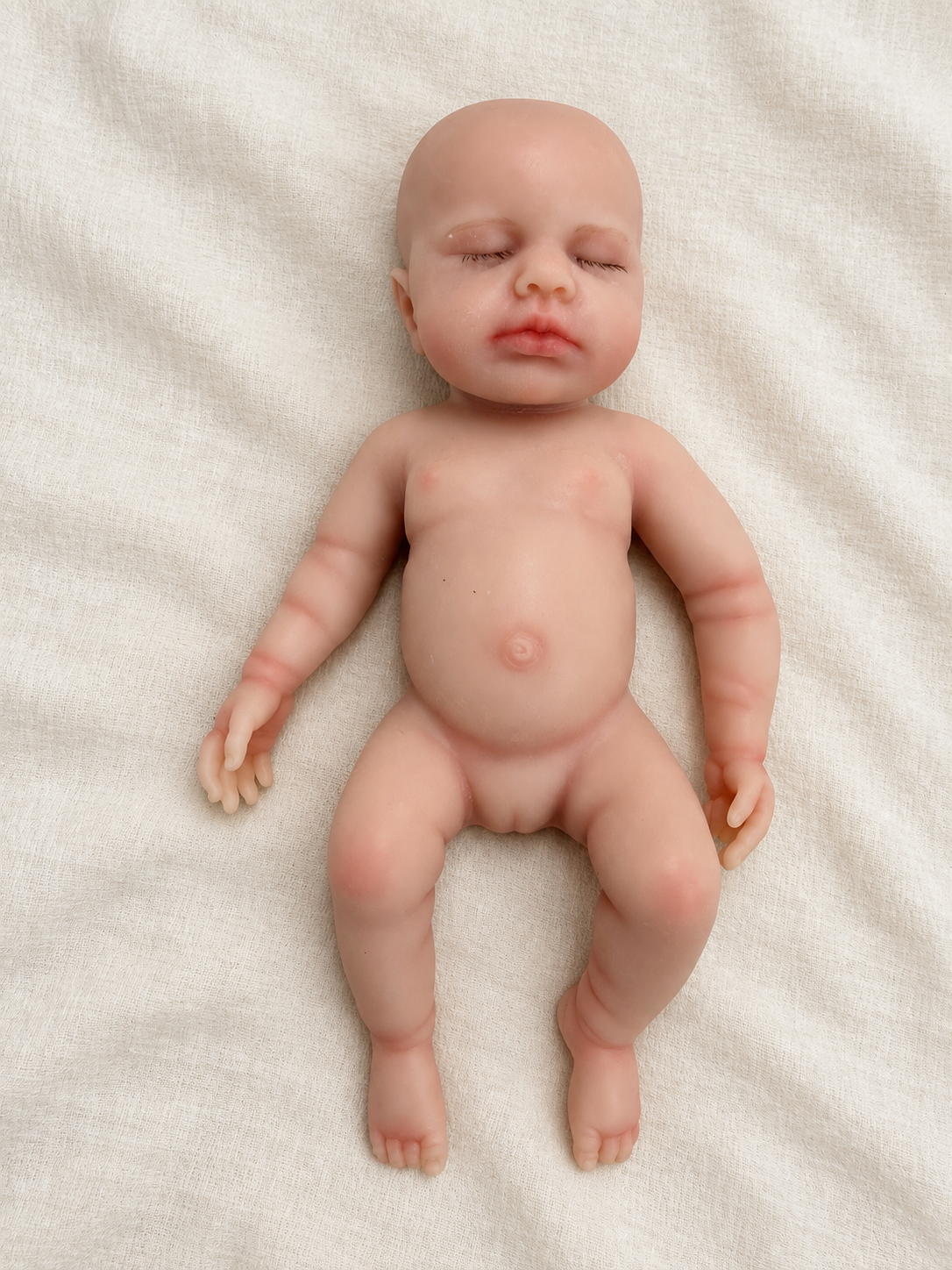 Jana 🌸 Bebé Realista 8” | Silicona 100% | Mini Baby con Experiencia Bebé Globito (Opcional)