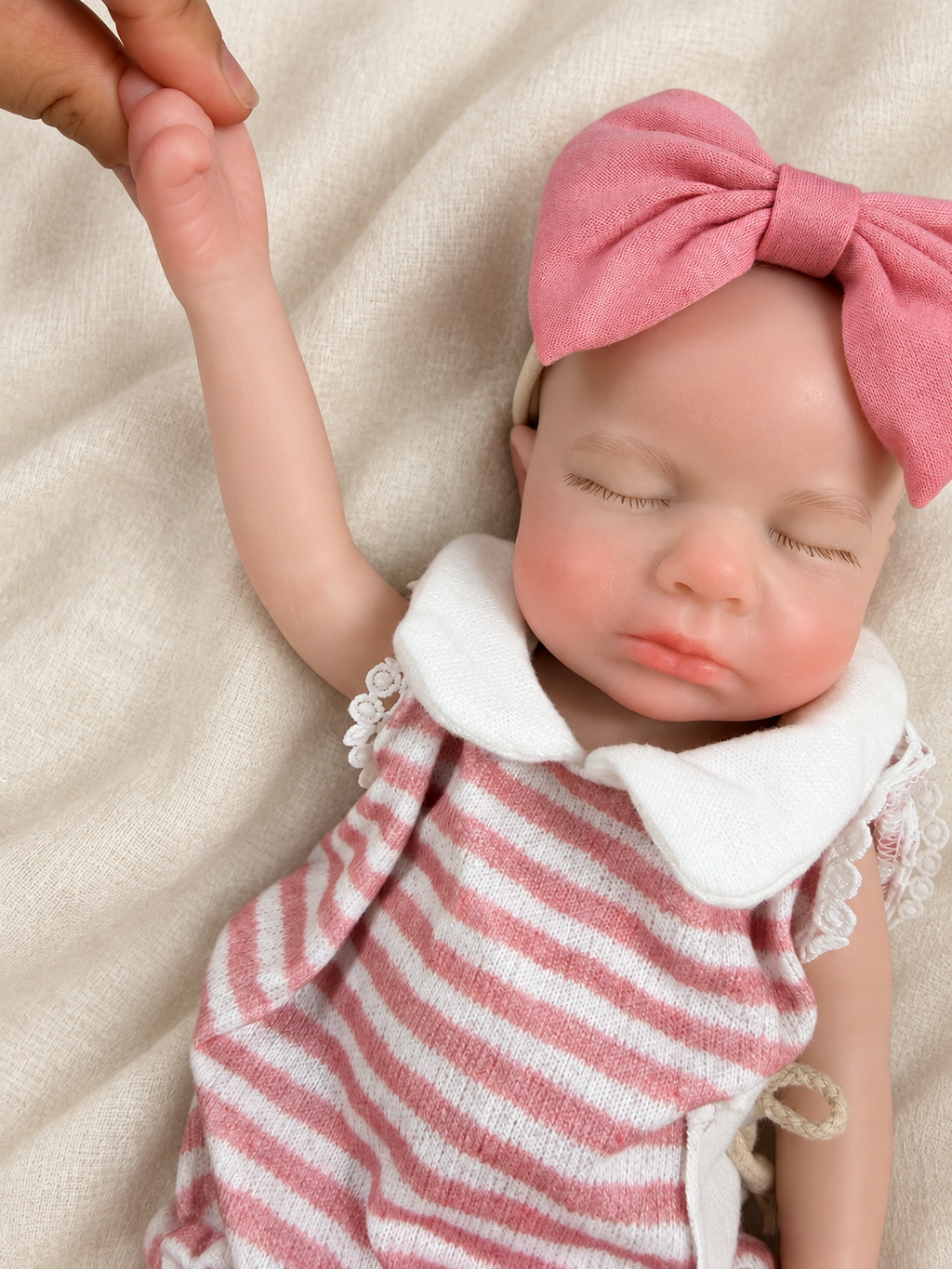 Nina 🌸 Bebé Realista 33cm | Silicona 100% | Mini Baby con Experiencia Bebé Globito (Opcional) (Copia)